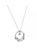 Davite & Delucchi Woman's Necklace - White Gold Pendant with Natural Diamonds - 0