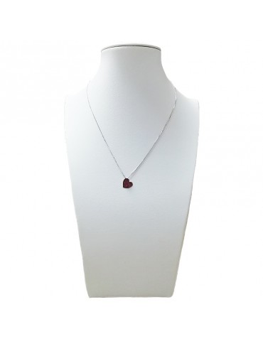 Collana Davite & Delucchi con Cuore di Rubini da Donna - 0