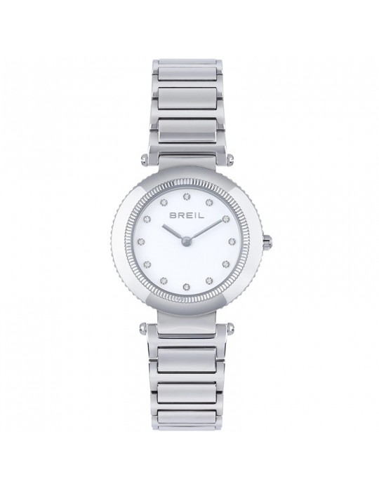 Orologio Breil - Pivot - Solo Tempo - 32 mm - Silver -Cristalli-TW1961
