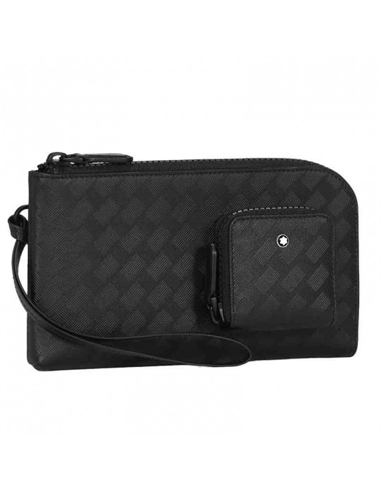 Montblanc Wallet - Extreme 3.0 in Black Leather with 6 Compartments and External Pocket - 0