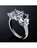 Chiara Ferragni Ring Woman - Princess Silver with White Zircons - 14 - 0