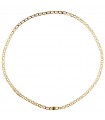 Rue Des Mille Unisex Necklace - Tangle Gold Traversino Mesh Chain