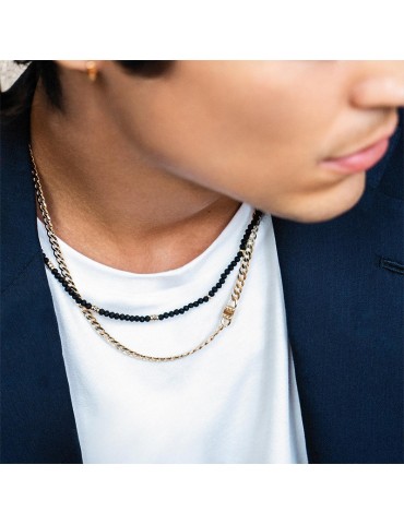 Collana Rue Des Mille - Tangle - Gold - Maglia Groumette - GRU03M2AU 2