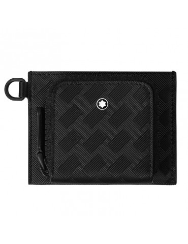 Montblanc Wallet - Extreme 3.0 in Black Leather with 3 Compartments and External Pocket - 0
