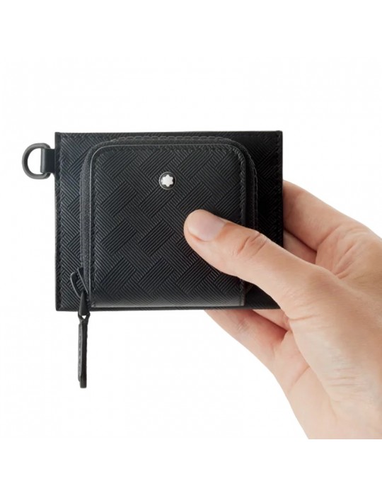 Portafoglio Montblanc - Extreme 3.0 - Pelle Nero - 3 Scomparti - Tasca esterna - 129982MB
