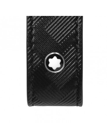 Montblanc Keychain - Extreme 3.0 in Black Leather with Loop - 0 2
