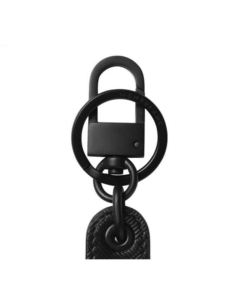 Montblanc Keychain - Extreme 3.0 in Black Leather with Loop - 0