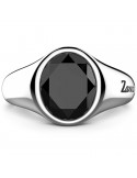 Anello Zancan - Eternity 925 - Argento 925% - Onice Nero - EXA238