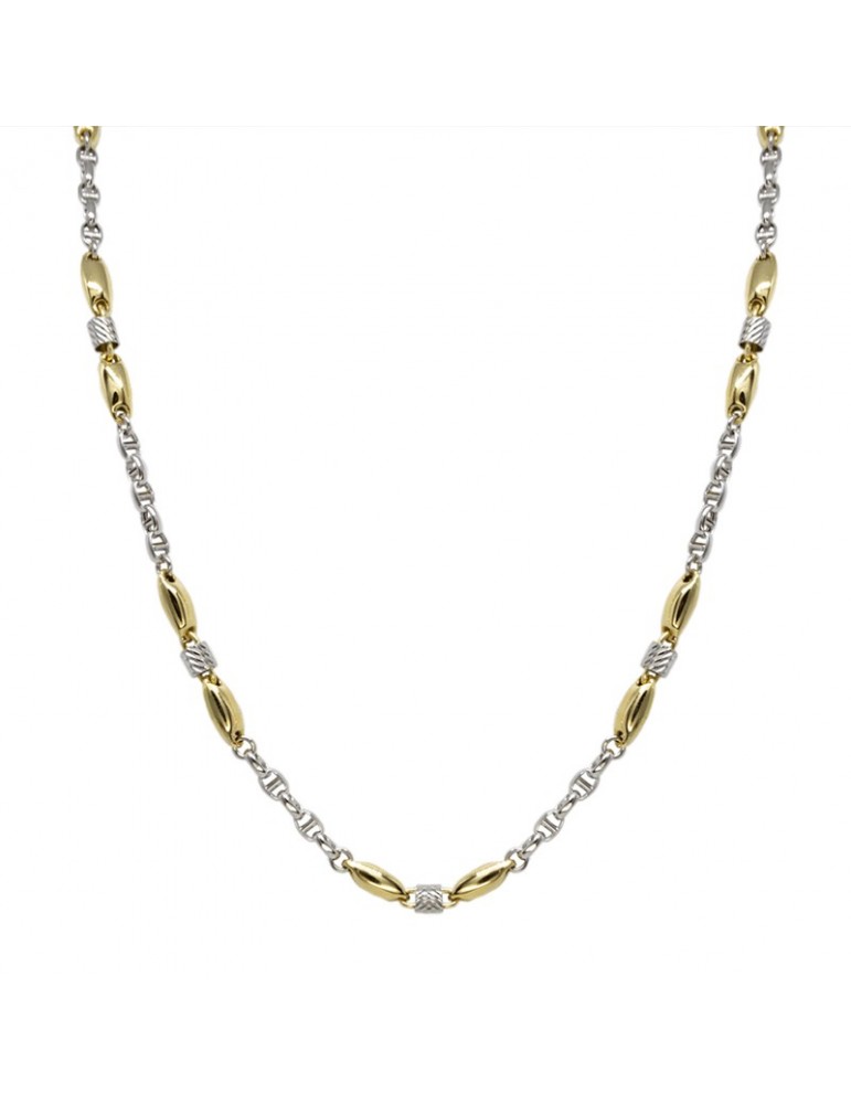 Collana Zancan - Insignia Gold - Oro Giallo - Oro Bianco - Diamanti - EC640BG