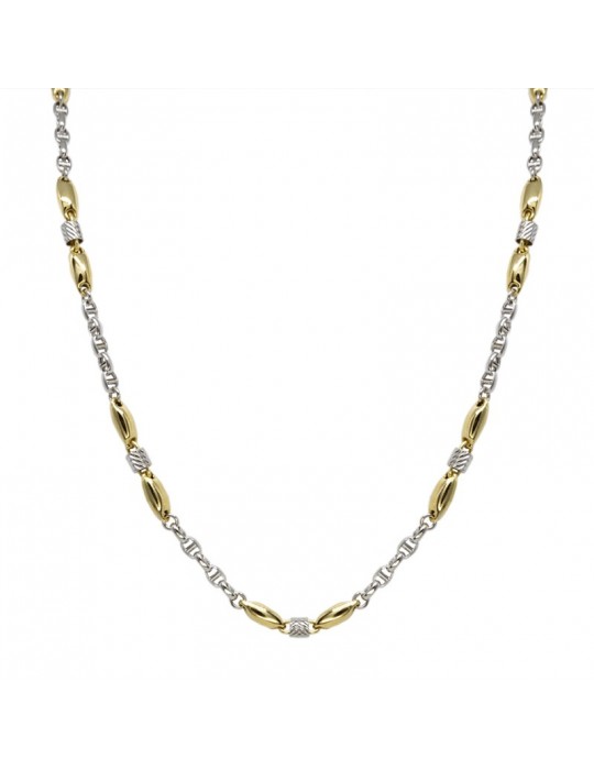Collana Zancan - Insignia Gold - Oro Giallo - Oro Bianco - Diamanti - EC640BG