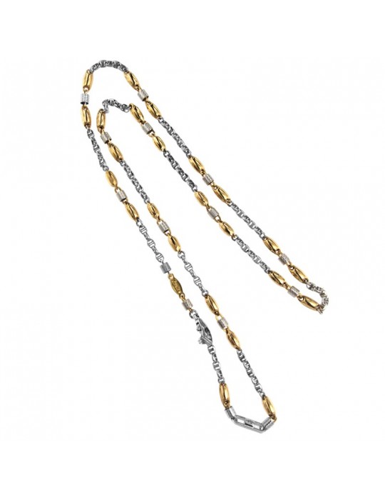 Collana Zancan - Insignia Gold - Oro Giallo - Oro Bianco - Diamanti - EC640BG