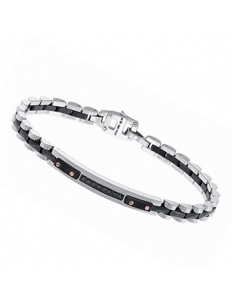 Bracciale Zancan - Ceramitek - Acciaio 316L -Ceramica-Spinelli-EHB029N