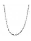 Chimento Woman's Necklace - Tradition Gold Accents in 18K White Gold 50 cm - 0
