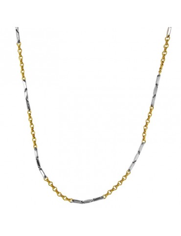 Zancan Necklace for Men - Insignia Gold in 18K Yellow and White Gold - 0