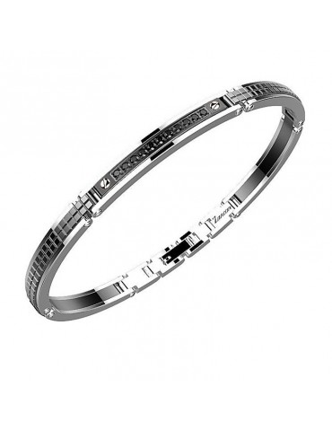 Bracciale Zancan - Hi-Teck - Acciaio 316L - PVD Nero - Spinelli-UHB072 2