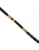 Zancan Bracelet - Hi-Teck - Steel - Black Plate-Polar Star-EHB222