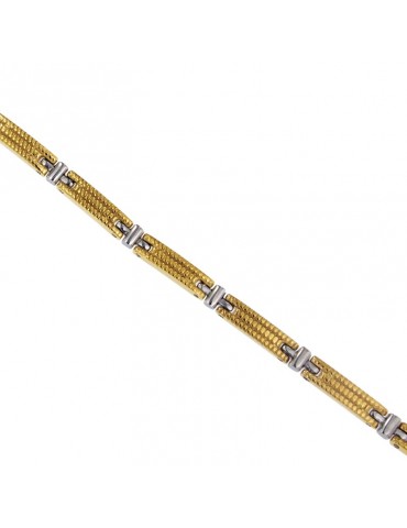 Bracciale Zancan - Hi-Teck - Acciaio 316L - PVD Oro Giallo - UHB040