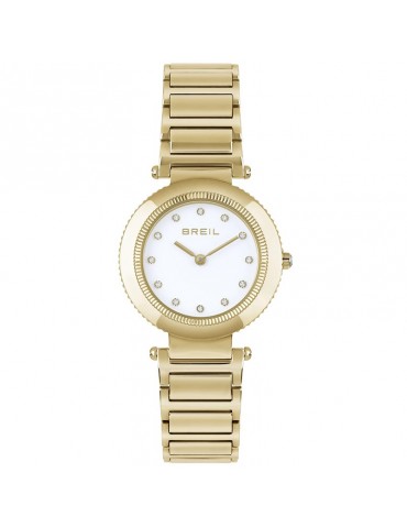 Breil Watch - Pivot - Only Time - 32 mm - Gold - Crystals -TW1962
