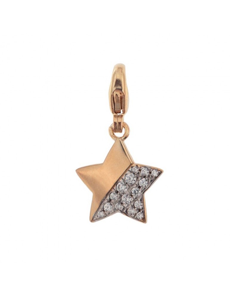 Ciondolo Rue Des Mille Donna - Stella - Zirconi Rose Gold - CNZ007STE