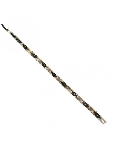 Bracciale Zancan - Hi-Teck - Acciaio - Elementi Rosè - UHB062 2