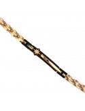 Zancan Bracelet - Hi-Teck - Steel - Black Plate-Polar Star-EHB225