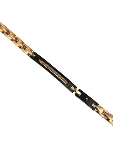 Bracciale Zancan - Hi-teck - Acciaio - Targa - Stella Polare - EHB233