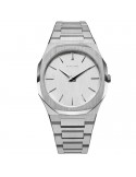 Orologio D1 Milano Uomo - Ultra Thin Linen 40mm Bianco - UTBJ23