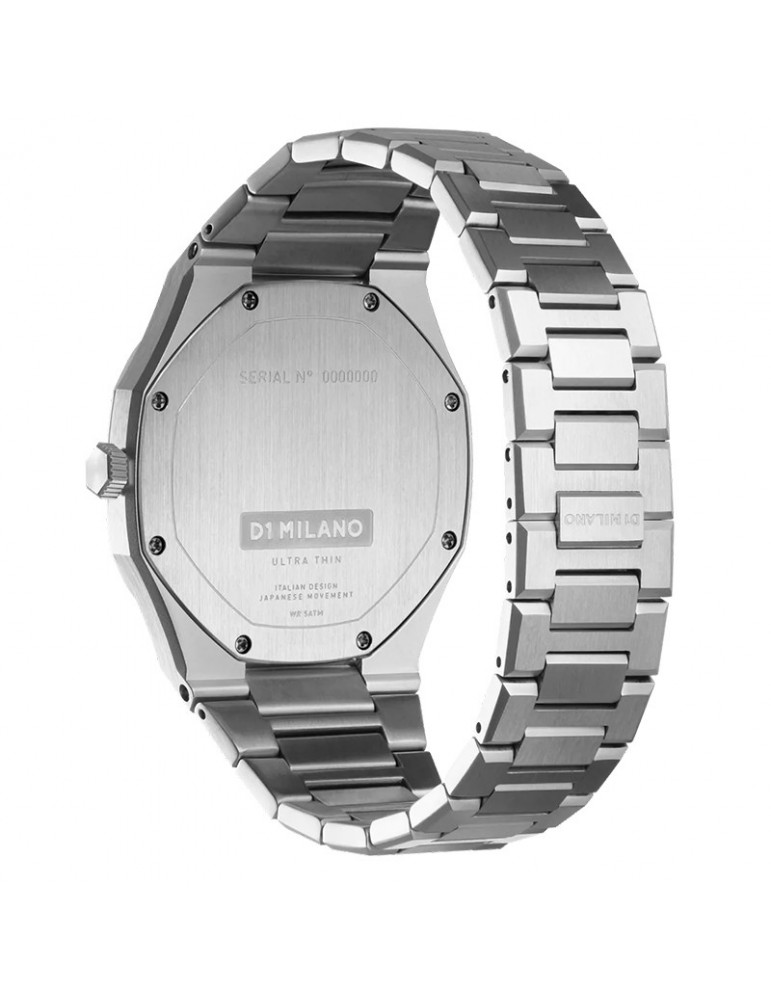 Orologio D1 Milano Uomo - Ultra Thin Linen 40mm Bianco - UTBJ23