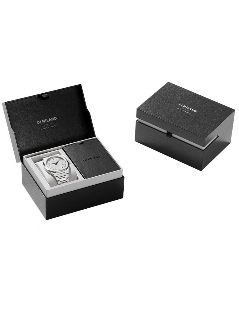 Orologio D1 Milano Uomo - Ultra Thin Linen 40mm Bianco - UTBJ23