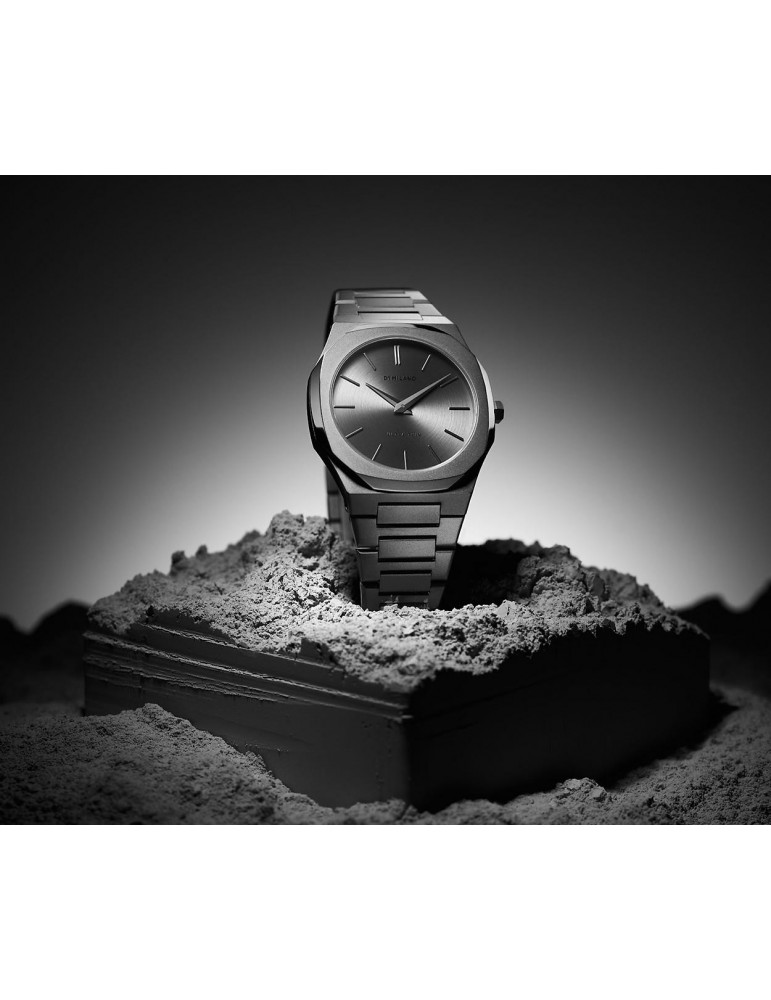 D1 Milano Man's Watch - Ultra Thin Anthracite 40mm - 0