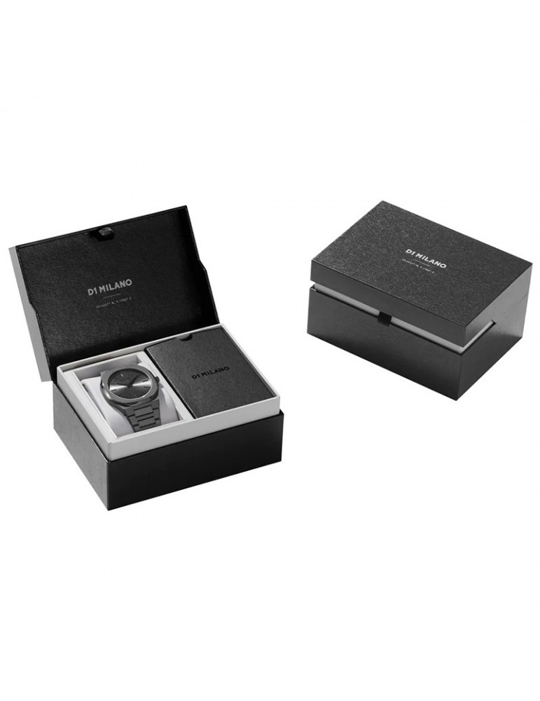 D1 Milano Man's Watch - Ultra Thin Anthracite 40mm - 0
