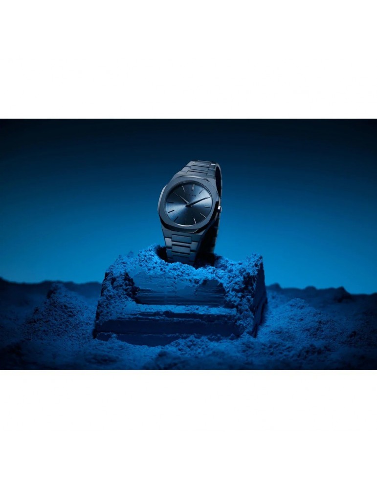 D1 Milano Men's Watch - Ultra Thin Midnight 40mm Blue - 0