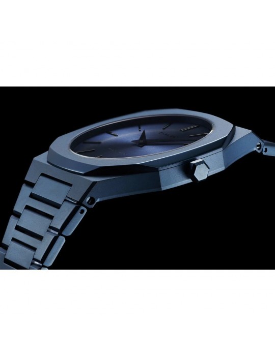 D1 Milano Men's Watch - Ultra Thin Midnight 40mm Blue - 0