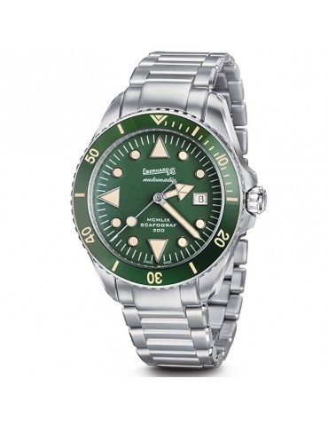 Eberhard Men's Watch - Scafograf 300 MCMLIX Mechanical Automatic 43 mm Green - 0