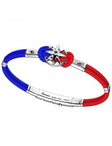 Bracciale Zancan - Regata - Rosso e Blu - Rosa dei Venti - EXB998R09