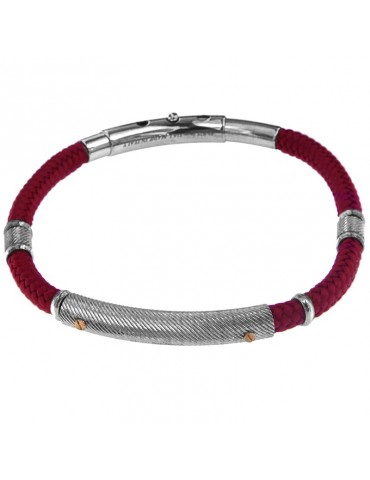 Bracciale Zancan - Regata - Kevlar - Bordeaux - Viti - EXB583RRB
