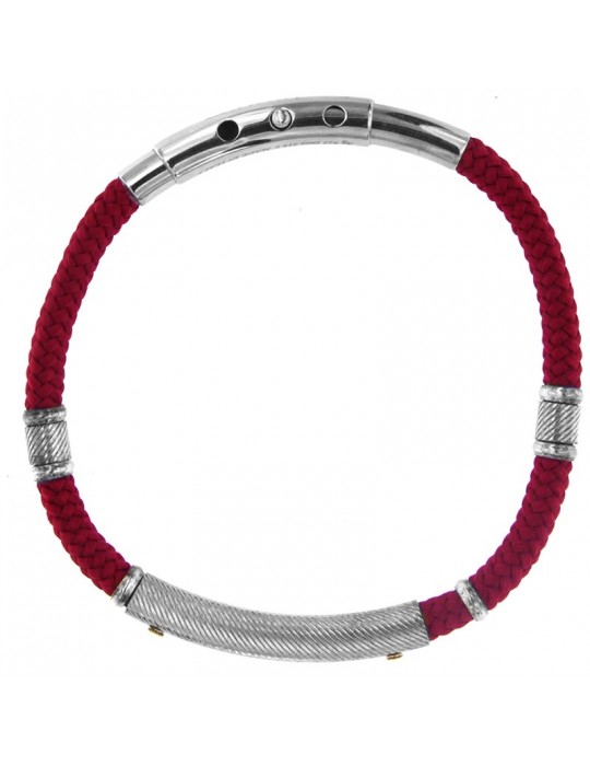 Zancan Bracelet - Regatta - Kevlar - Bordeaux - Screws - EXB583RRB