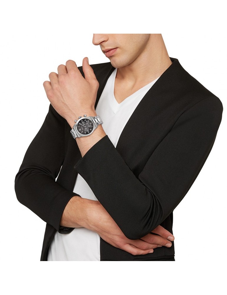 Orologio Breil - Classic Elegance - Cronografo -Metal Gun -42mm-EW0595