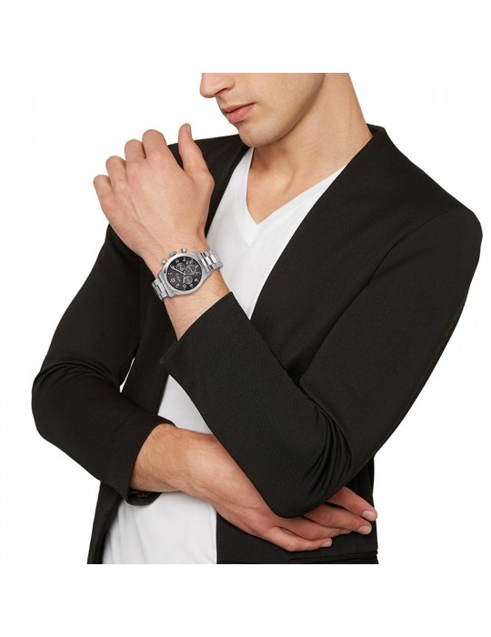 Orologio Breil - Classic Elegance - Cronografo -Metal Gun -42mm-EW0595
