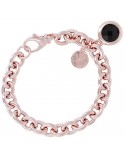Bronzallure Bracelet - Felicia - Rolò Chain - Onyx Black -WSBZ00027B