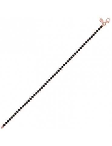 Bracciale Bronzallure - Altissima - Tennis-Spinelli Neri-WSBZ00576SHBS 2