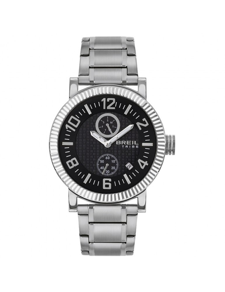 Breil Watch Man - BPM - Chronograph - Black - 43mm - Silver - EW0589