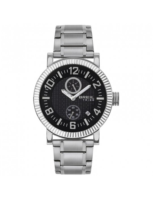 Breil Watch Man - BPM - Chronograph - Black - 43mm - Silver - EW0589