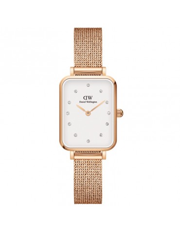 Orologio Daniel Wellington-Quadro Lumine Pressed-Melrose-Rosè-DW00100527