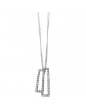 Picca Woman's Necklace - in White Gold with Natural Diamonds - 0