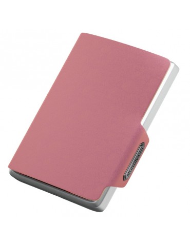 Mondraghi Men's Wallet - Saffiano in Pink Leather - 0