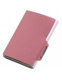 Mondraghi Men's Wallet - Saffiano in Pink Leather - 0