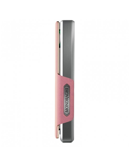 Mondraghi Men's Wallet - Saffiano in Pink Leather - 0