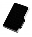 Mondraghi Man Wallet - Carbon in Black Leather and Carbon Finish - 0