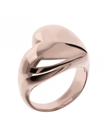 Anello Bronzallure - Purezza - Rose Gold - Cuore -Misura 16-WSBZ01204R
